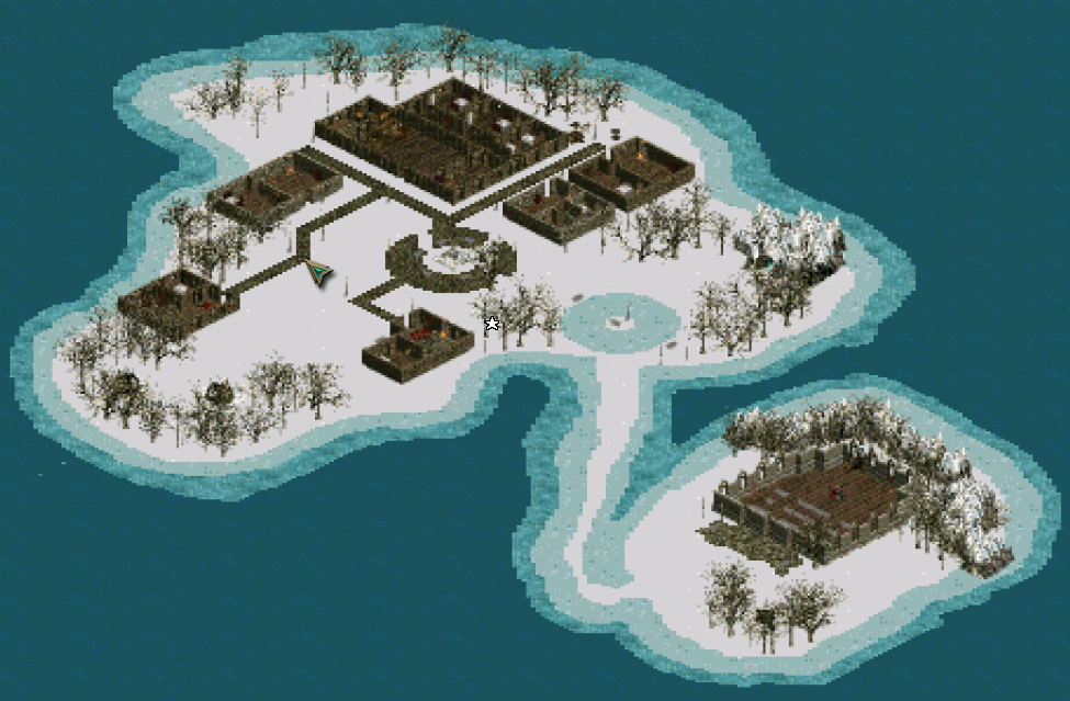 Map of Oracle Town